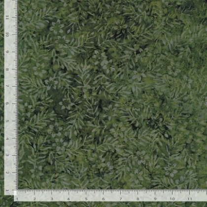 Timeless Treasures - Green Pastures - Spike Leaf Floral, Grass