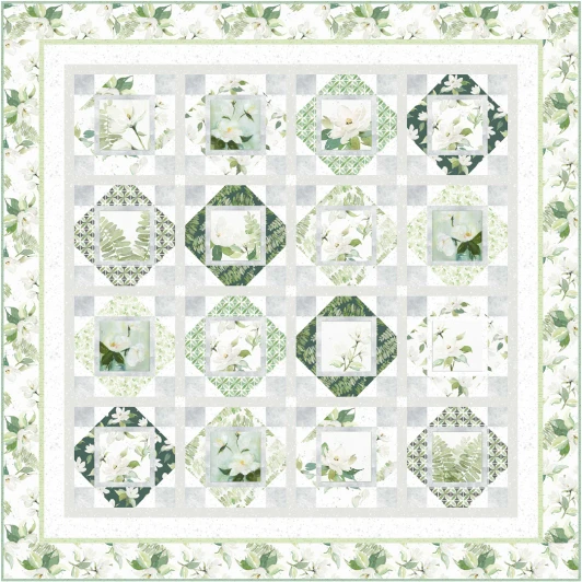 Quilt Kit - Sweet Magnolia by P & B Textiles