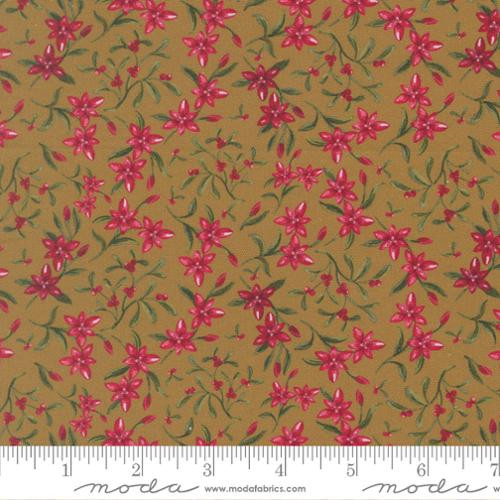 Moda - Silent Night - Star Of Bethlehem Floral, North Sage