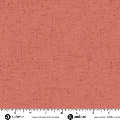 Andover Fabrics - Cottage Cloth III - Vintage Blender, Nectarine