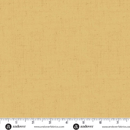 Andover Fabrics - Cottage Cloth III - Vintage Blender, Bumblebee