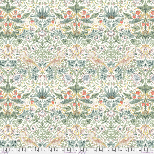 Free Spirit - Morris & Co - Strawberry Thief, Olive