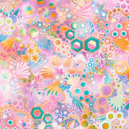 Robert Kaufman - Phantasma - Geometric, Pink Nectar
