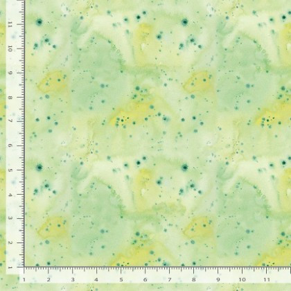 Timeless Treasures - DOT - Watercolor Texture Dot, Green