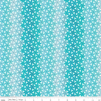Riley Blake - Chasing Rainbows - Stellar Weave, Aqua