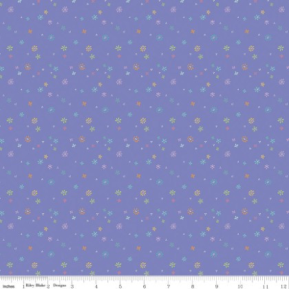 Riley Blake - Chasing Rainbows - Garden Sprinkles, Purple