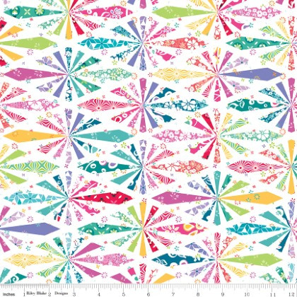 Riley Blake - Chasing Rainbows - Cheater Print, Multi