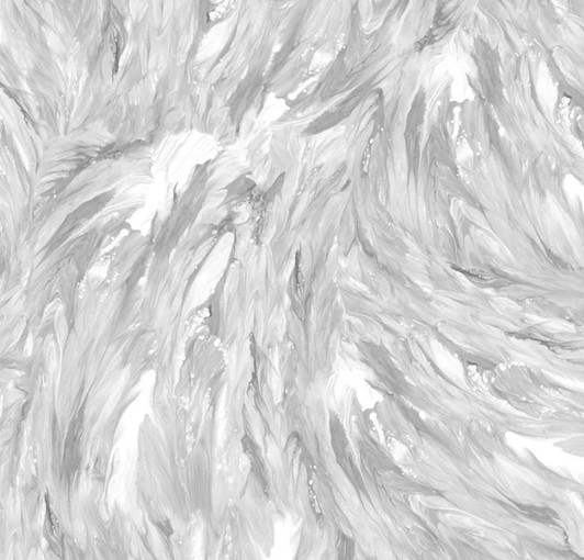 P & B Textiles - 108" Fluidity Wide III - Painted Marble, Silver