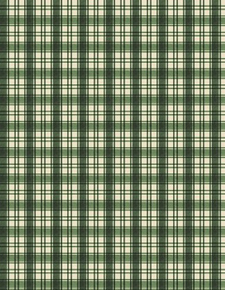 Wilmington Prints - Cardinal Charm - Plaid, Cream/Green