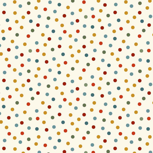 Henry Glass - Nordic Holiday - Dots, Cream