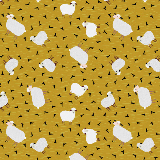 Blank Quilting - Highland Nature Walk - Sheep, Amber
