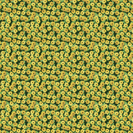 Blank Quilting - Highland Nature Walk - Ditsy Flowers, Amber