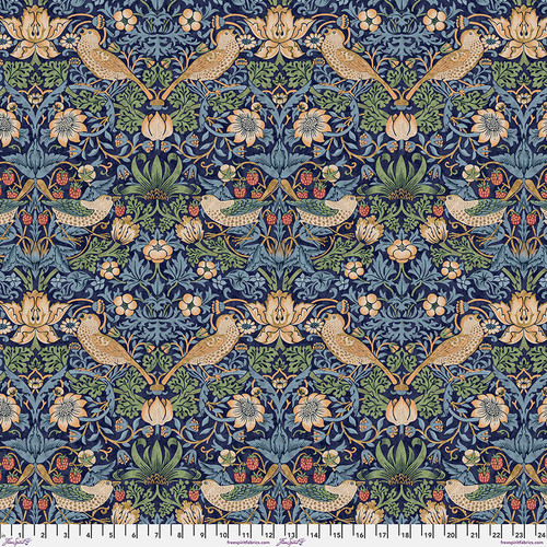 Free Spirit - Morris & Co. - 108" Strawberry Thief, Navy
