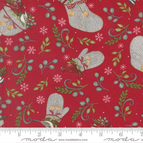Moda - When Snow Falls - Winter Wear, Berry Red