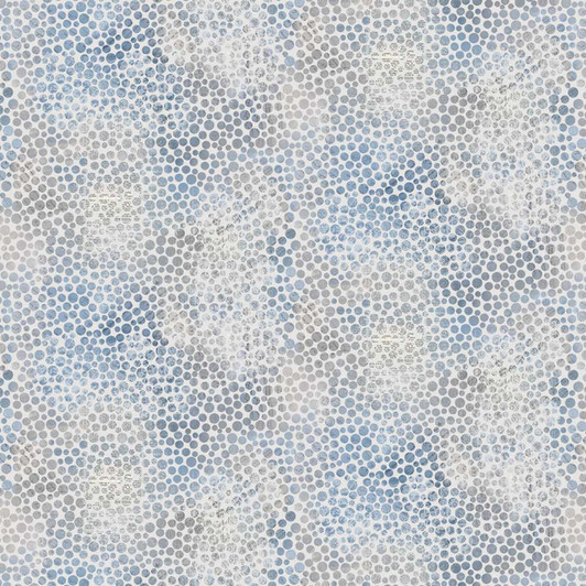 Studio E - Kindly, Yours - Shaded Dots, Blue/Taupe
