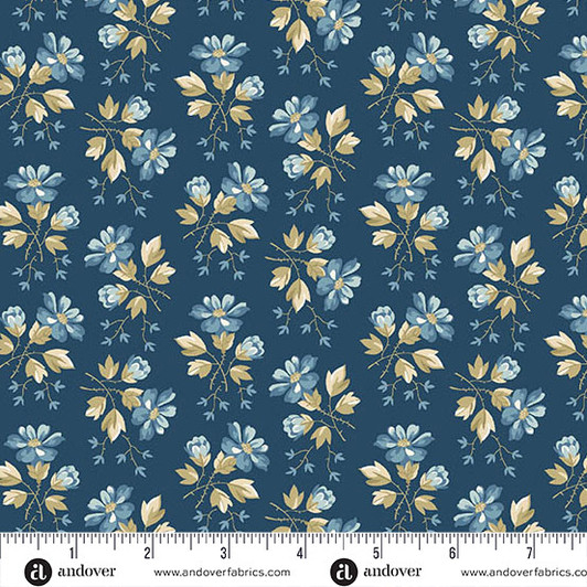 Andover Fabrics - Special Delivery - Apple Blossoms, Night
