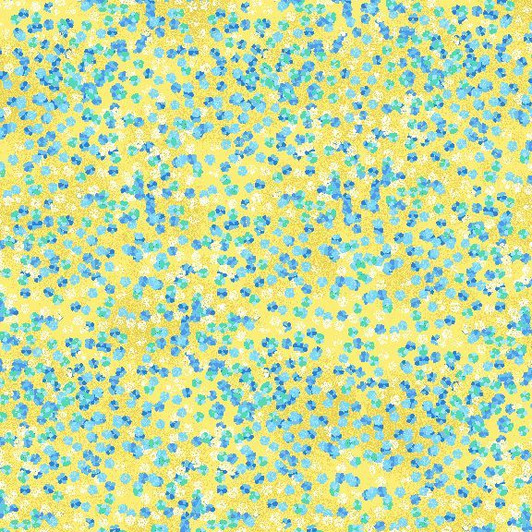 Timeless Treasures - Poppy Serenade - Dizzy Poppies Floral, Yellow
