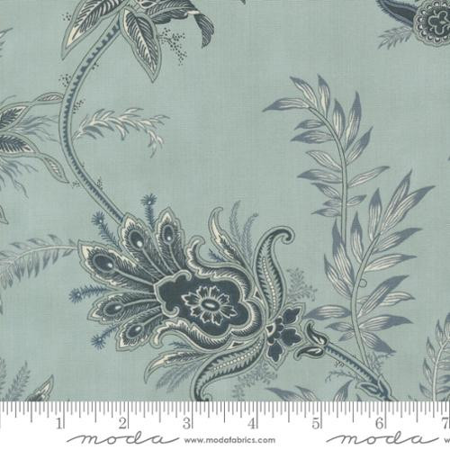 Moda - Breathtaking Blues - Plume Florals, Sky
