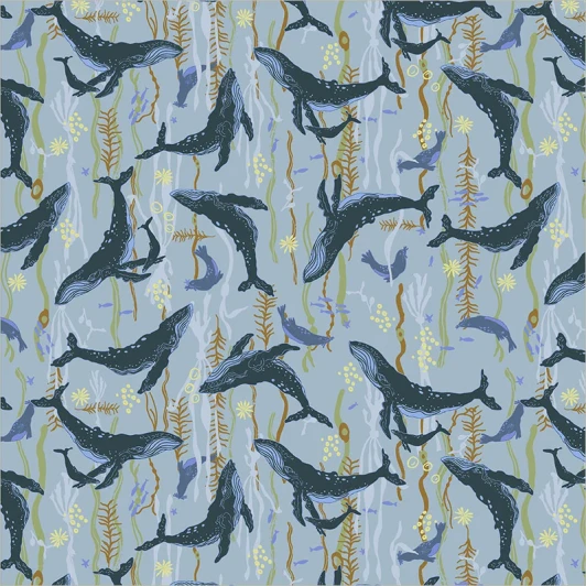 Windham Fabrics - Rocky Coast - Headwaters, Ocean