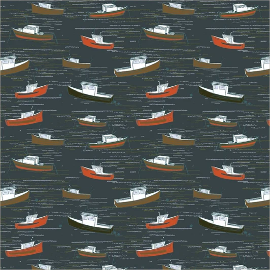 Windham Fabrics - Rocky Coast - Bonnie Boats, Marina
