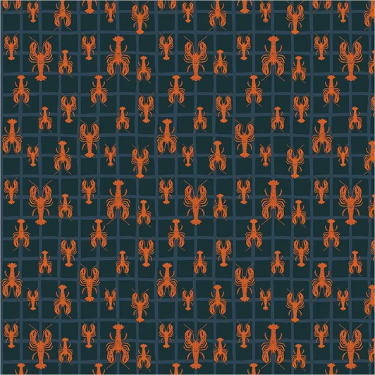 Windham Fabrics - Rocky Coast - Daily Catch, Navy