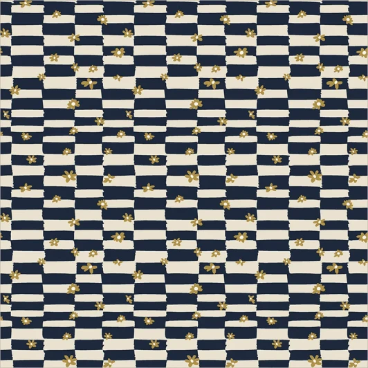 Windham Fabrics - Rocky Coast - Cottage Check, Navy