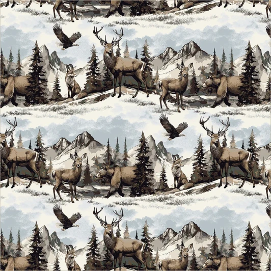 Windham - Archer Flannel - Wild Woods, Multi
