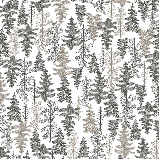 Windham - Archer Flannel - Tranquil Forest, Ecru
