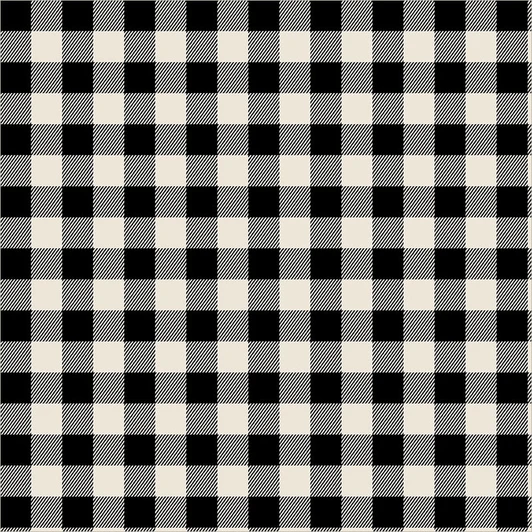 Windham - Archer Flannel - Buffalo Check, Black/Ivory