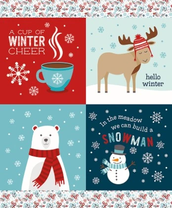 Riley Blake - A Perfect Winter - 36" Cheer Panel