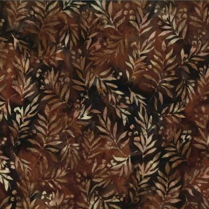 Hoffman California - Bali Batik 2026-2 - Leafy, Pecan