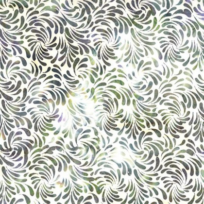 Hoffman California - Bali Batik 2026-2 - Swirly Petals, Sage