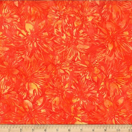 Hoffman California - Bali Batik 2026-2 - Sunflower, Persimmon