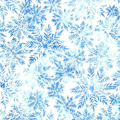 Hoffman California - Bali Batik 2026-2 - Snow Flakes, H20