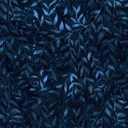 Hoffman California - Bali Batik 2026-2 - Seaweed, Midnight