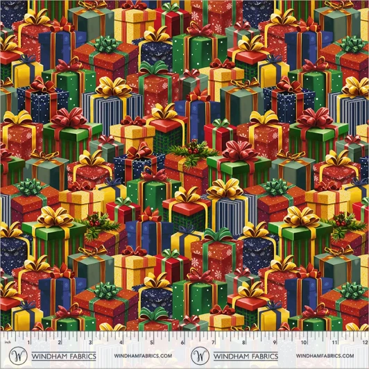 Windham Fabrics - Winter Wonder - Gift Giving, Multi