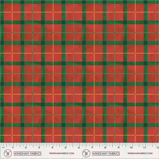 Windham Fabrics - Winter Wonder - Festive Plaid, Red