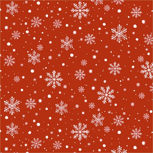 Windham Fabrics - Winter Wonder - Snowfall, Red