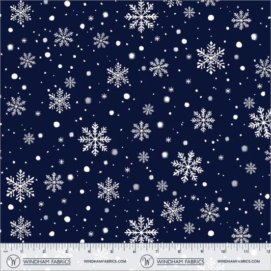 Windham Fabrics - Winter Wonder - Snowfall, Snow