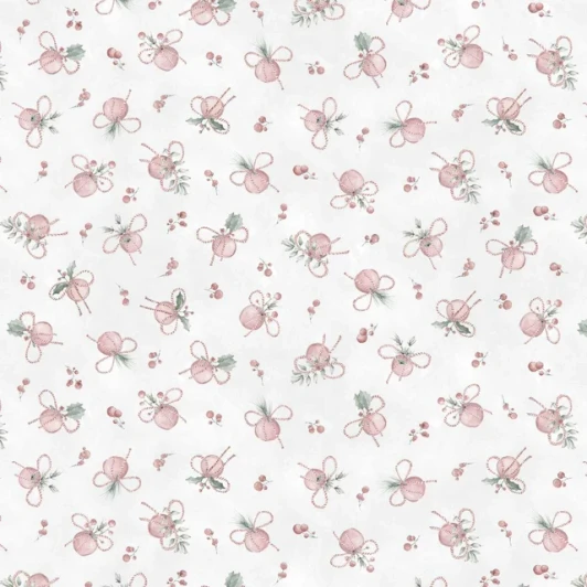 Studio E - Just a Dusting - Berry Decoration, Pearl