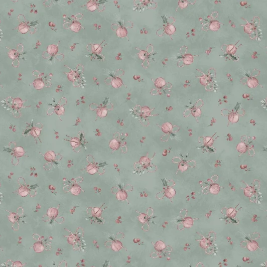 Studio E - Just a Dusting - Berry Decoration, Moss