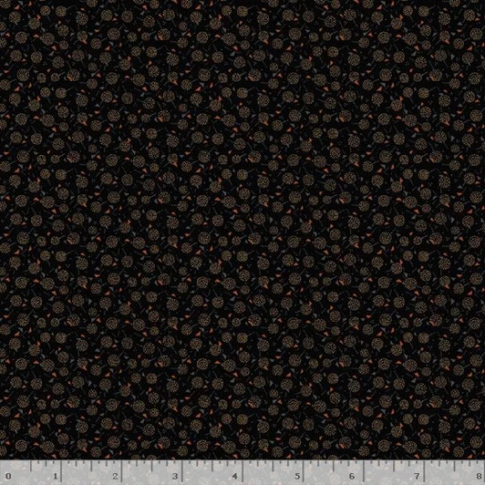 Marcus Fabrics - Midnight Cheddar - Lollipops, Black