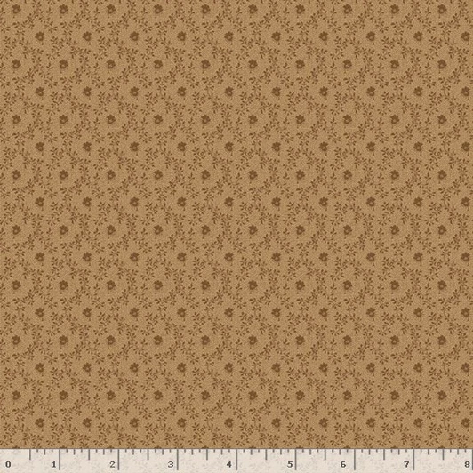 Marcus Fabrics - Midnight Cheddar - Wallflowers, Beige
