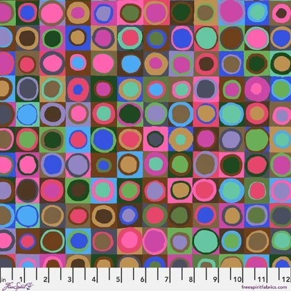Free Spirit - Kaffe Fassett Collective Aug 2026 - Tiddlywinks, Emerald