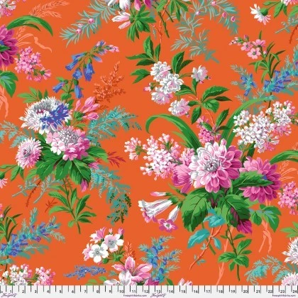 Free Spirit - Kaffe Fassett Collective Aug 2026 - Jardin, Orange