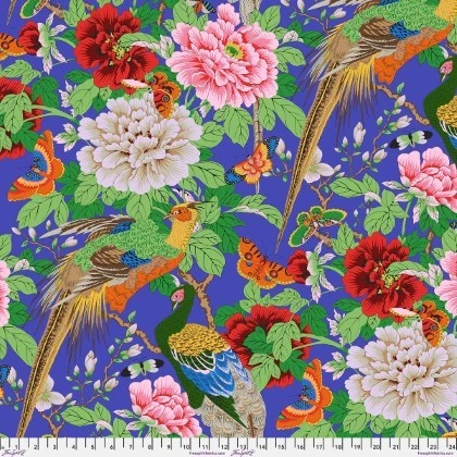 Free Spirit - Kaffe Fassett Collective Aug 2026 - Birds & Bees, Purple