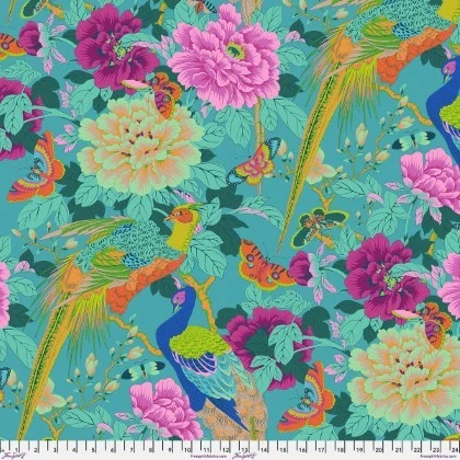 Free Spirit - Kaffe Fassett Collective Aug 2026 - Birds & Bees, Blue