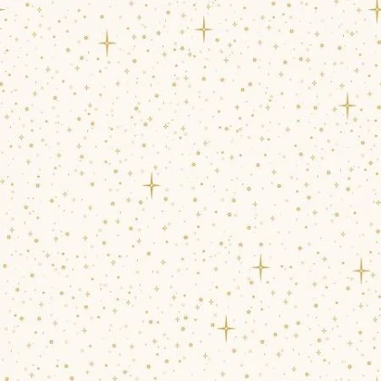 Riley Blake - Christmas Wishes - Starry Sky, Cream