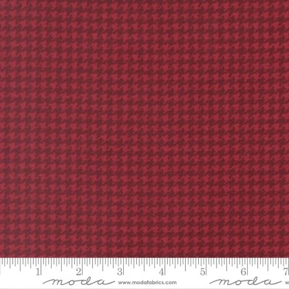 Moda - Gathering Basics Flannel - Houndstooth, Brick