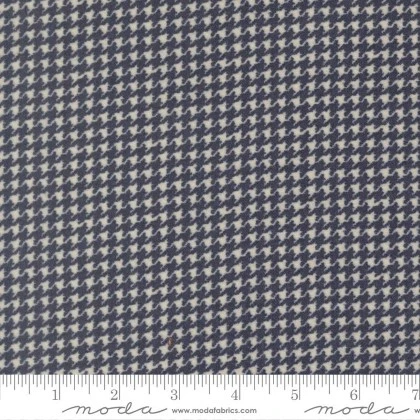 Moda - Gathering Basics Flannel - Houndstooth, Lake
